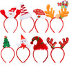 JOYIN 16PCS Cute Christmas Headbands, Festive Set, Great for Christmas Parties, Holiday Party Favors, Unique Design, Wide Application, Premium