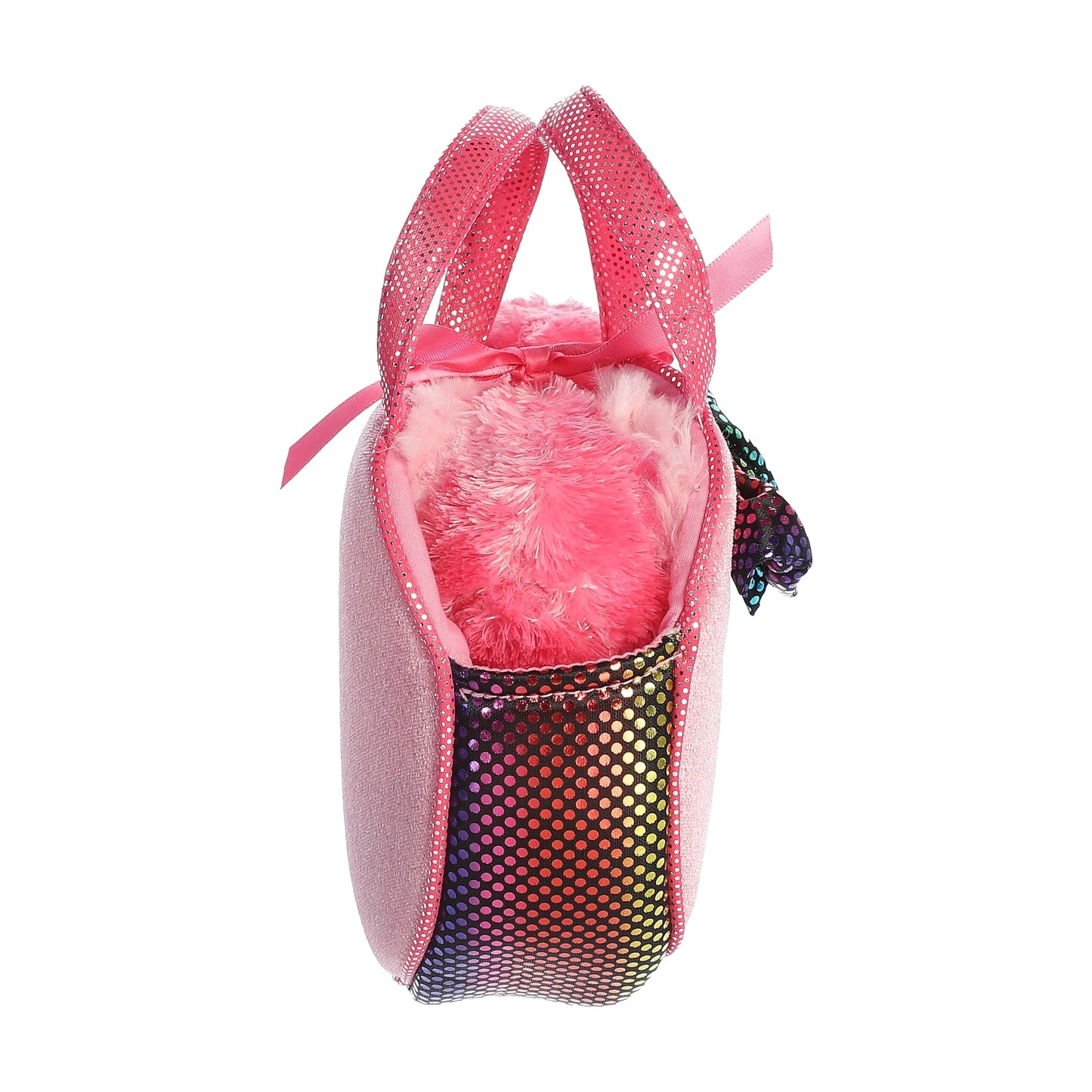 Aurora® Fashionable Fancy Pals™ Fabulous Flamingo Stuffed Animal - Plush with Stylish Purse for Dress Up Fun - Perfect for Kids 3+ Years, Costumes