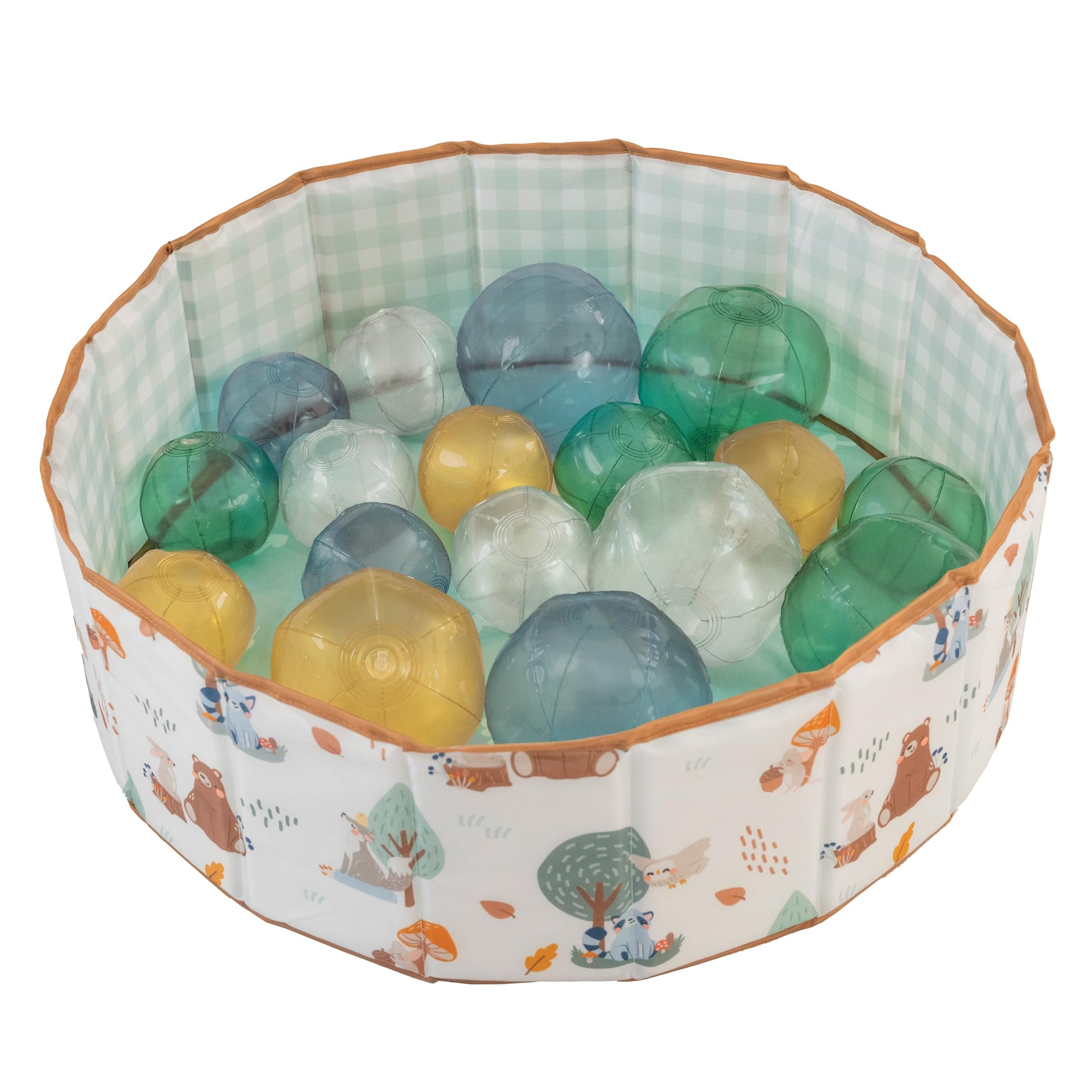 Infantino Big Fun Baby Ball Pit with 18 Balls, Foldable Play Mat