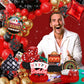 Casino Theme Party Decorations, happy Birthday banner, Las Vegas Party Decorations, casino Backdrop, Casino birthday Honeycomb Centerpieces, casino