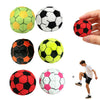 6 Pack Soccer Pattern Footbag Set - Handmade Crochet Kick Sack Balls for Adults & Beginners, Colorful Juggling Footbags, Pellet Filled Balance Toy