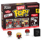 Funko Bitty POP! Deadpool - Sleepover, 4-Pack and A Surprise Mystery Mini Figure - 0.9 Inch (2.2 Cm) Collectable - Stackable Display Shelf Included
