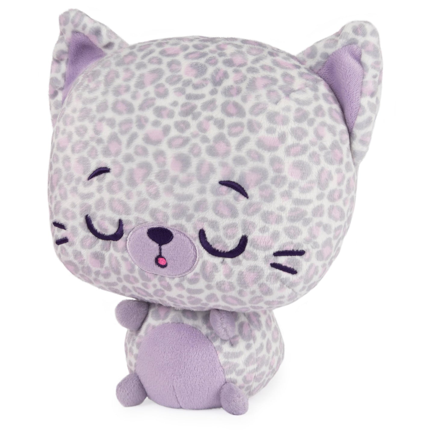 GUND Drops, Gina Spots, Expressive Premium Stuffed Animal Soft Plush Pet, Purple Leopard, 9”