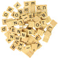 Sunnyglade 1000PCS Wood Letter Tiles/Wooden Scrabble Tiles A-Z Capital Letters for Crafts, Pendants, Spelling (1000PCS)
