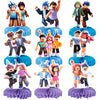 9pcs Game Party Honeycomb Centerpieces for Boys Girls Kids Teens, Nine Original Designs Birthday Decorations Party Supplies Table Toppers Extra Thick