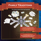 Continuum Games Family Traditions Double 9 Dominoes - 55 Piece Set in Storage Tin, Crystalline Dominoes for Kids and Adults, Classic Game Night