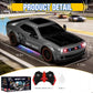 SYUUKH Remote Control Car 1:14 Scale RC Cars with Spray Effect, LED Lights & Realistic Sound, 2.4GHz Racing Toy with Controller, Christmas Birthday