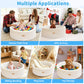 HARBOLLE Baby Foam Ball Pit 35.4" for Toddlers, White
