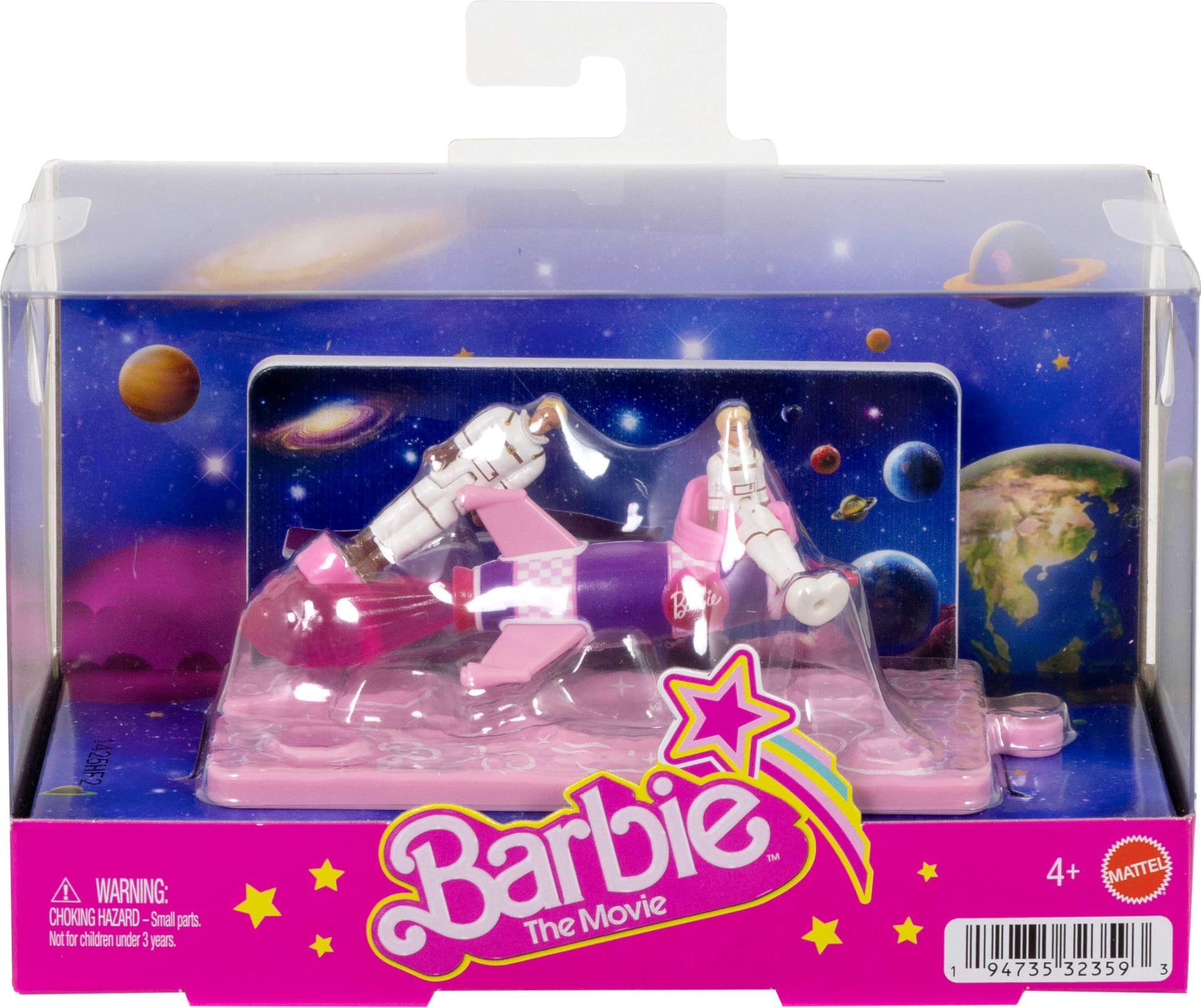 Barbie Mini BarbieLand The Movie Vehicle Collection, Includes 2 1.5-inch Dolls & Vehicles Inspired by The Film