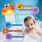 Bath Toys for Kids Ages 1-3,Light Up Baby Bath Toys Crab Bubble Maker with Colourful Light Toddler Bathtub Birthday Gifts Easter Stocking Stuffers