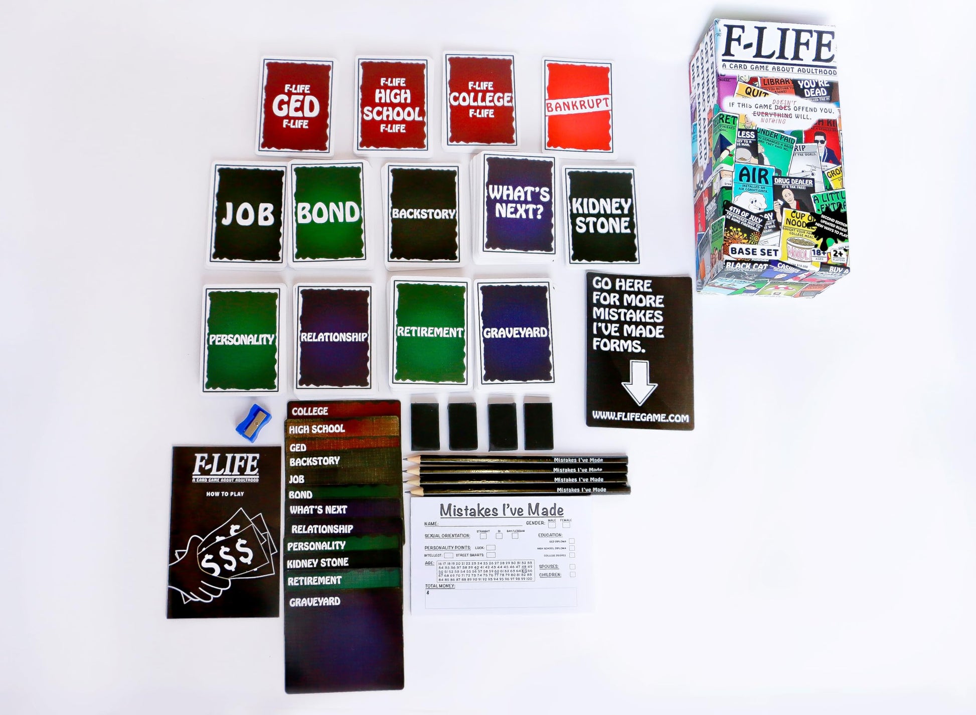 F-Life: A Card Game About Adulthood