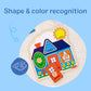Melissa & Doug First Shapes Jumbo Knob Puzzle, Wooden Peg Puzzle for Toddlers, Educational Toy for Shape Recognition and Fine Motor Skills, Ages 1+