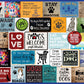 White Mountain 1000 Piece Jigsaw Puzzle Dog Quotes Collage, I Love Dogs