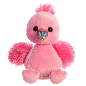 Aurora® Adorable Mini Flopsie™ Fairy Flamingo™ Stuffed Animal - Mini Companions Ready for Playful Adventures - for Kids All Ages, Toddlers, Adults