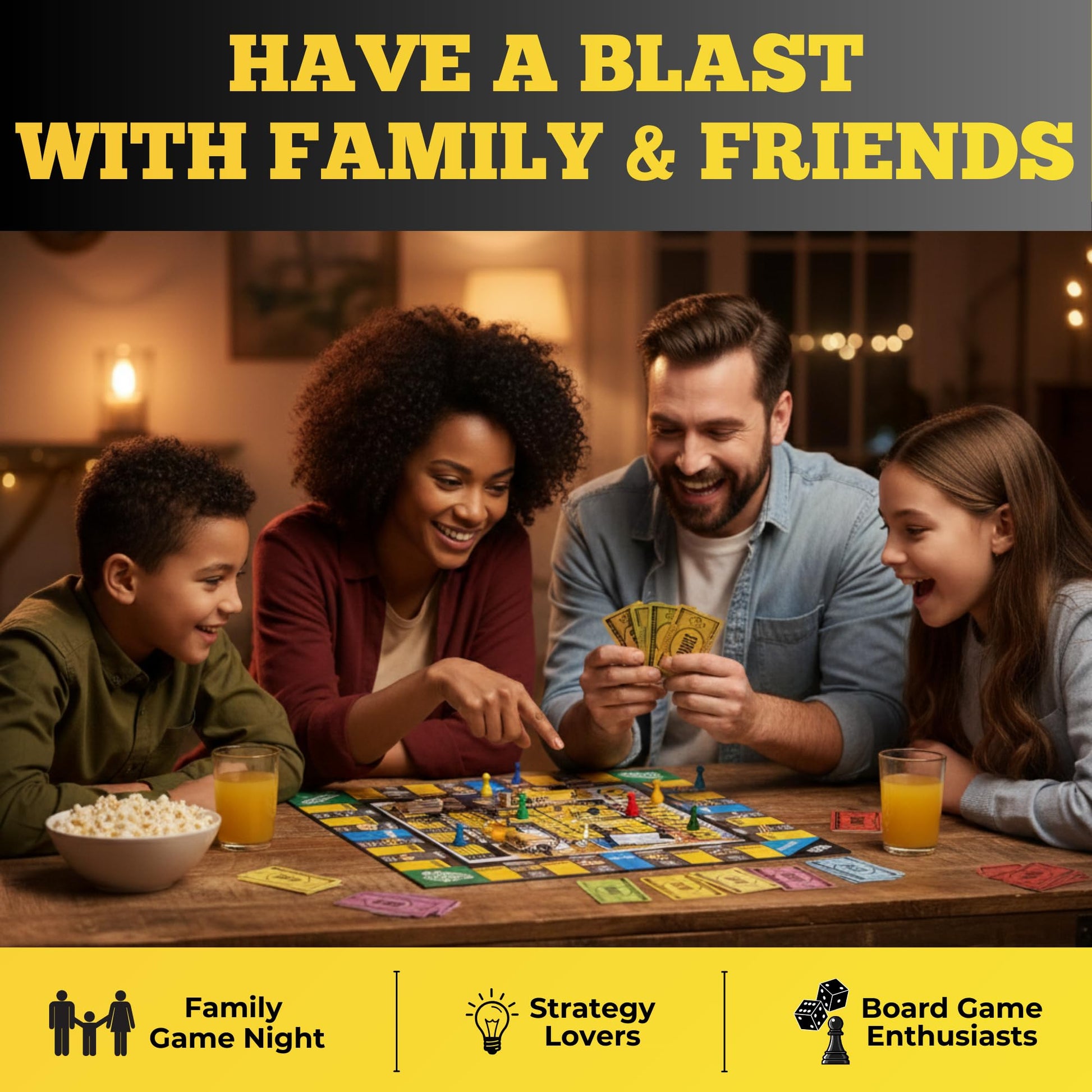 Contractor Board Game - Construction Strategy Game for Family Game Night, City-Building Resource Management, Ages 8+, 2-6 Players
