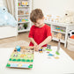 Melissa & Doug Occupations Magnetic Dress-Up Wooden Pretend Play Set (74 pcs) - Magnetic Dress-Up Dolls For Kids