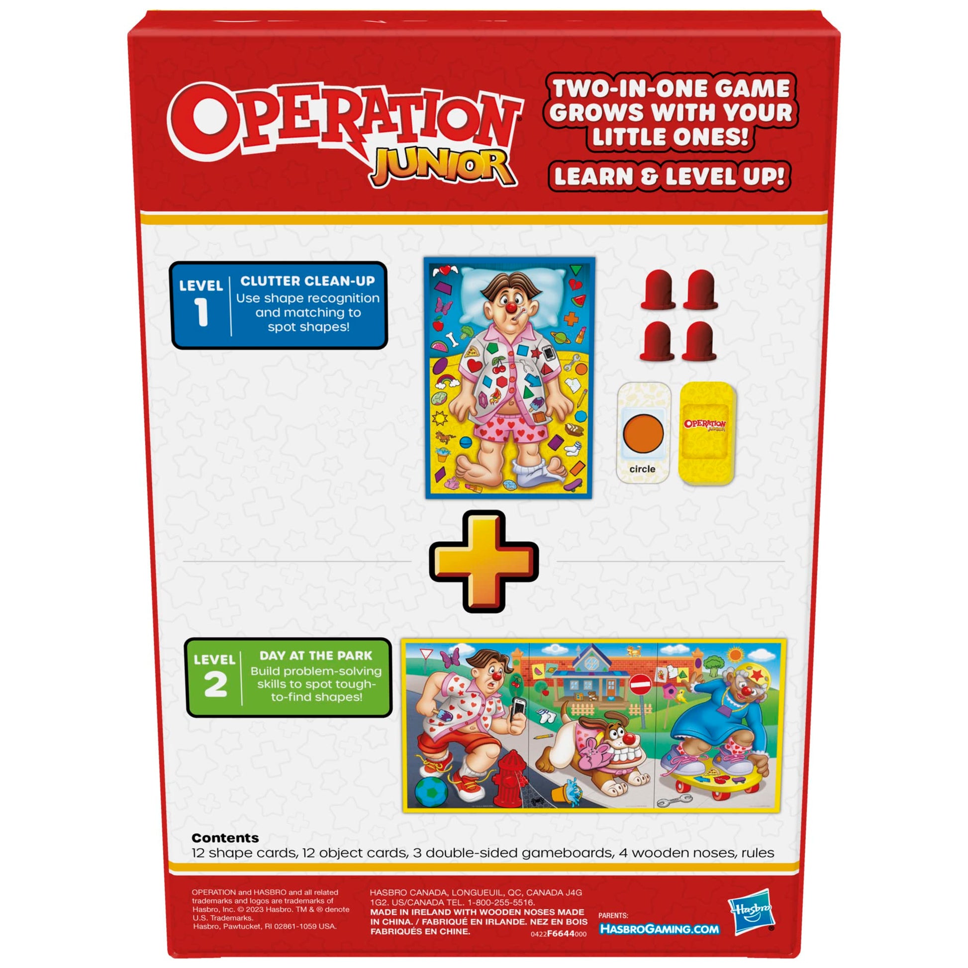Hasbro Gaming Operation Junior Board Game | Operation Game for Younger Kids | Ages 3 and Up | 2 to 4 Players | Preschool Games | Fun Games