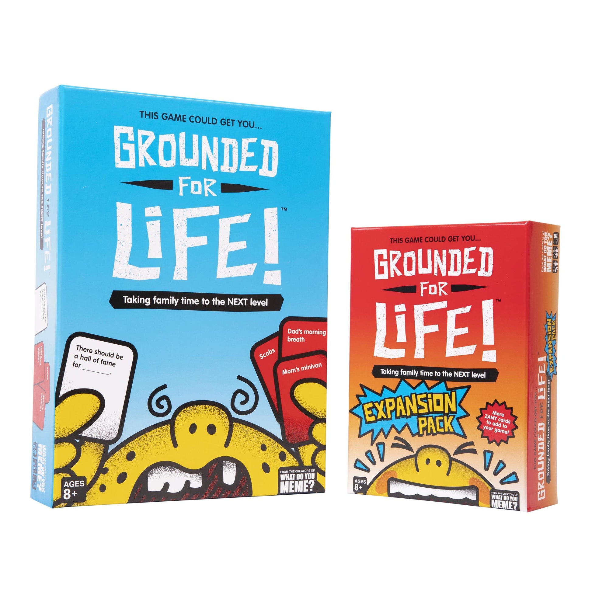 WHAT DO YOU MEME? Grounded for Life Expansion Pack - The Ultimate Kid Game - Designed to be Added to Grounded for Life Core Card Game - Ages 8+
