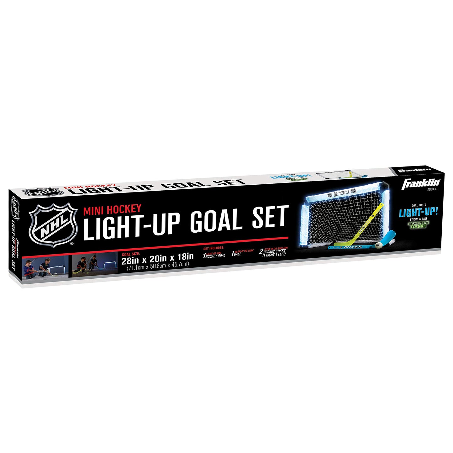 Franklin Sports Light Up Mini Hockey Set