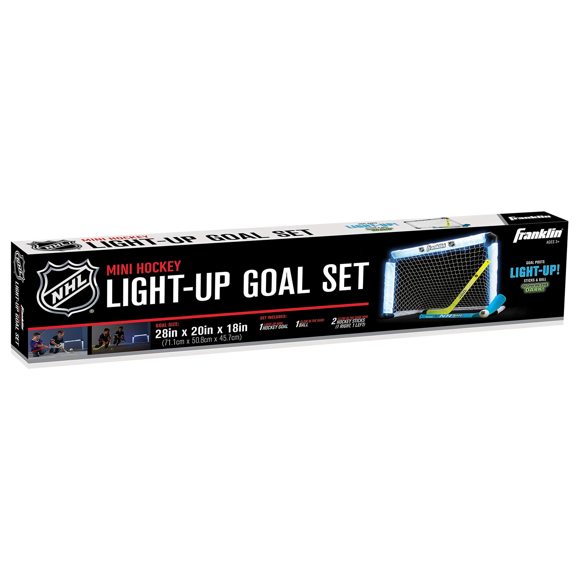 Franklin Sports Light Up Mini Hockey Set