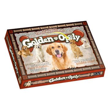 Late for The Sky Golden Retriever-Opoly Dog Board Game, Family Strategy Game for 2-6 Players, Ages 8+, Opoly-Style Gameplay, Gift for Dog Lovers