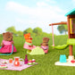 Li'l Woodzeez Babysitter Set, 13-Piece Animal Dollhouse Playset, Playsets
