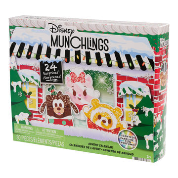 Disney Munchlings Advent Calendar with Color Change and Scented Figures, 31-pieces