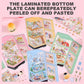 ZSYTZL 4 Sheets 3D DIY Stickers Scene, Cute Miniature Scene Sticker Waterproof Quiet Book with Tweezers Four Seasons Flowers Decorating Phones
