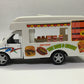 KinsFun Food Truck Die Cast Metal 5 inch Pullback Action