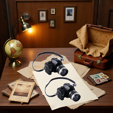 2Pcs 1:4 Scale Mini Camera Prop Ornament Vintage Camera Model, Miniature Digital Camera Mini Decoration Accessories Photography Props Ornament