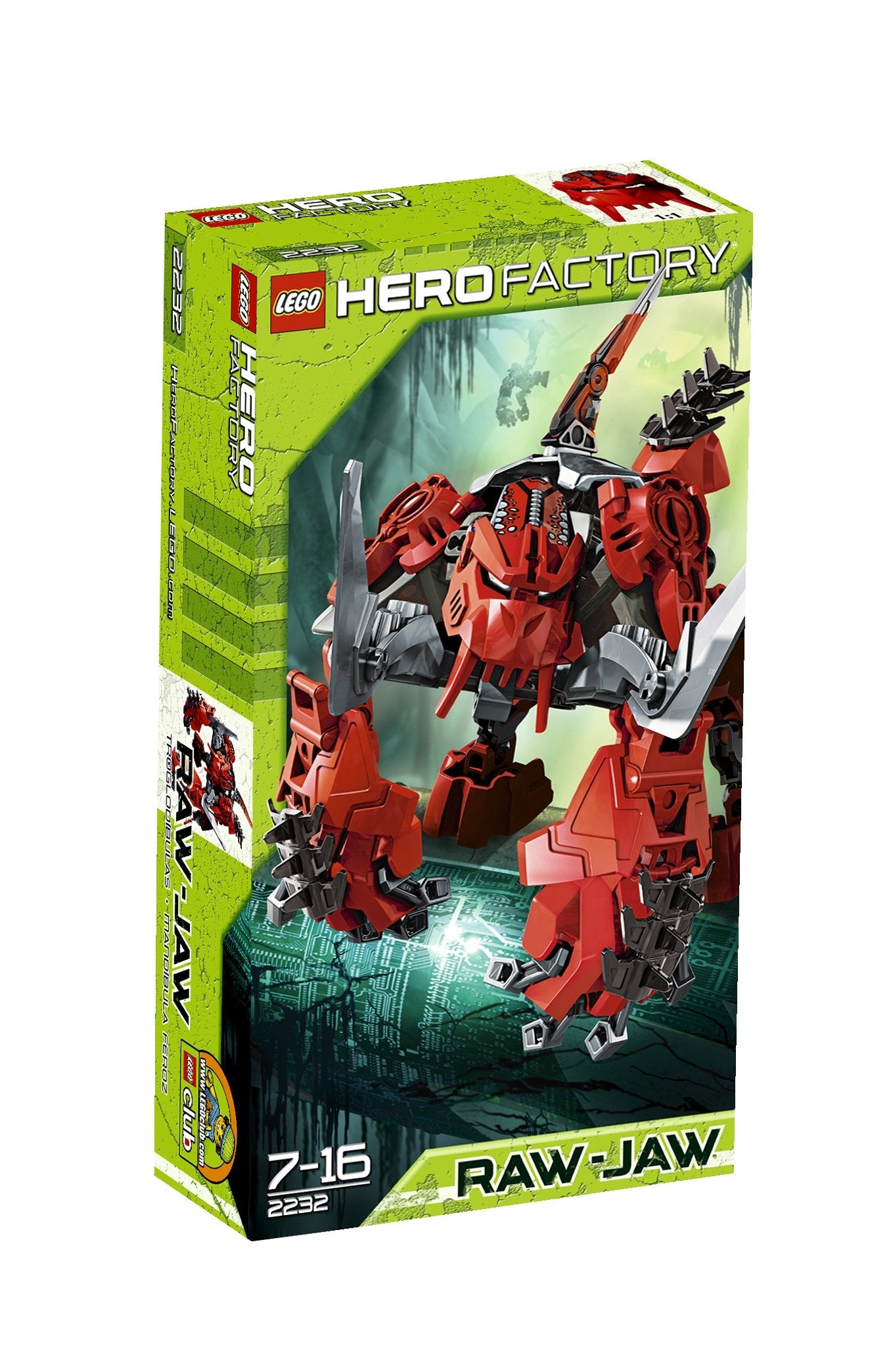 LEGO Hero Factory RAW-JAW 2232