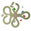 Melissa & Doug Design Your Own Railroad 48-Piece Floor Puzzle with 2 Wind-up Toy Trains and Interchangeable Scenery, Kids Puzzles with Preschool Toys