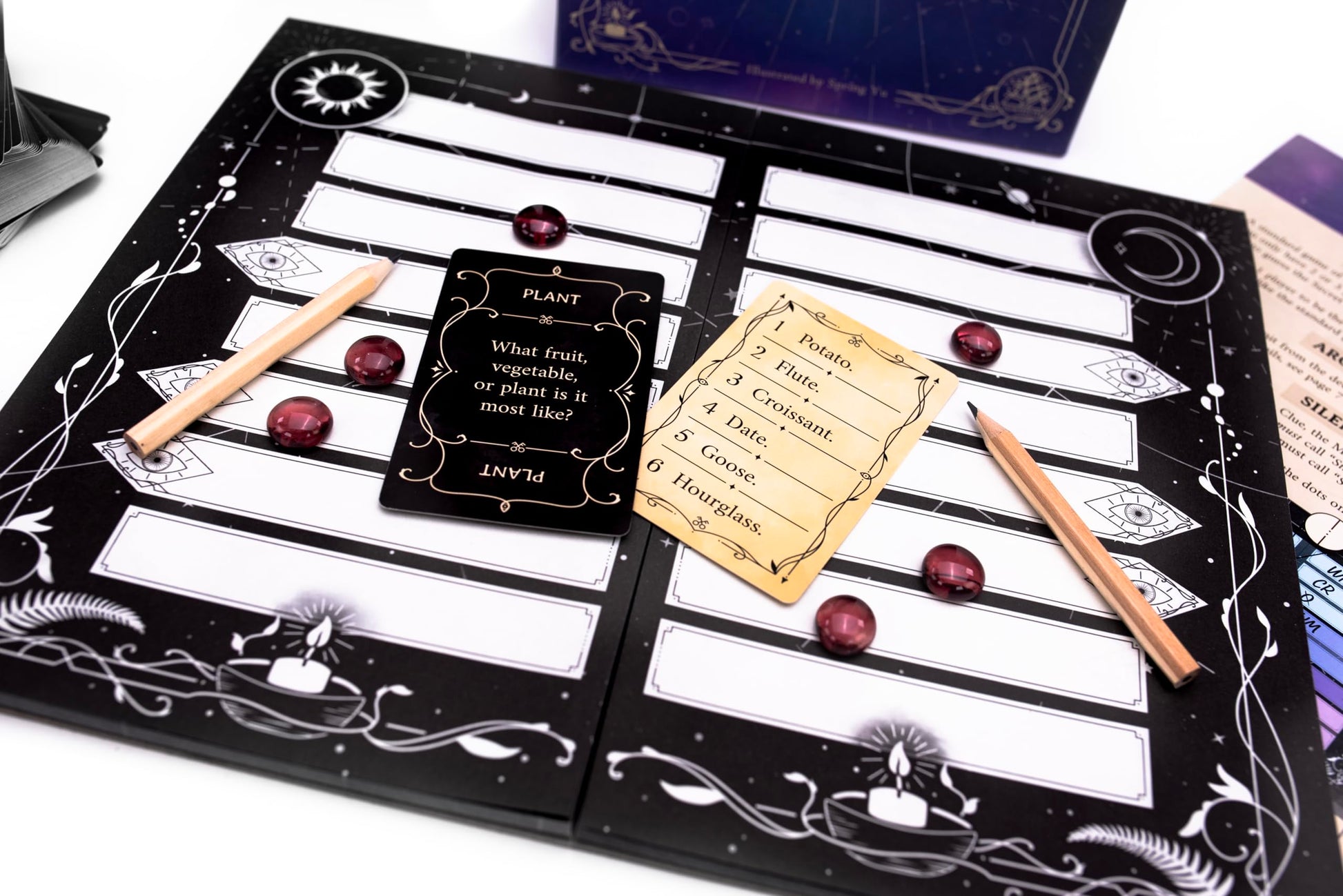 Resonym Games, Phantom Ink: Arcana - A Standalone Expansion to The Deduction Party Game Phantom Ink - for 2 to 8 Players, Ages 8+