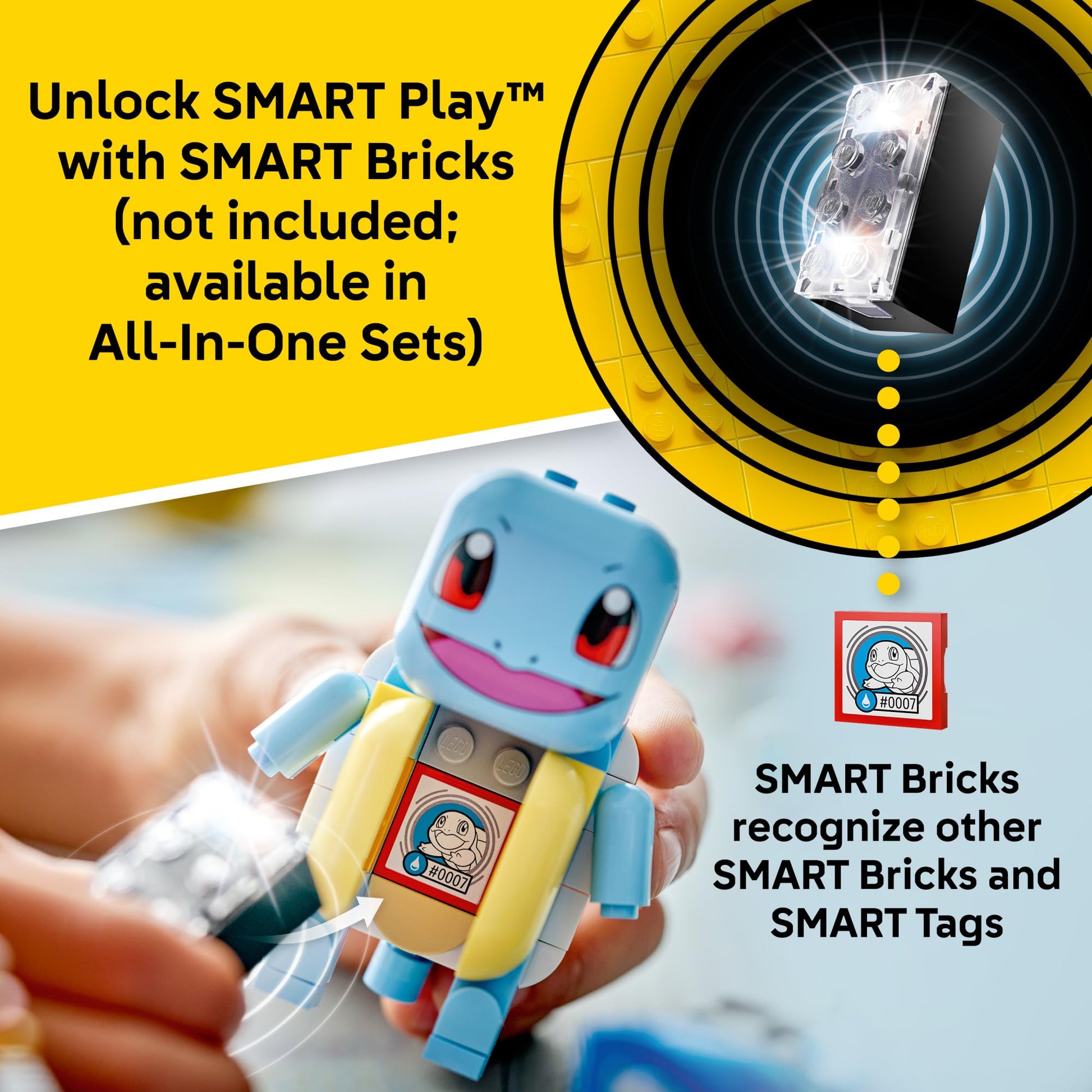 LEGO Pokémon SMART Play: Trainer's Buggy Adventure with Squirtle 72156