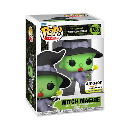 Funko Pop TV: Simpsons - Witch Maggie Simpson - (Glow in The Dark) - The Simpsons - Amazon Exclusive - Collectable Vinyl Figure - Gift Idea - Official