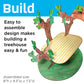 Creativity for Kids Build and Grow Tree House Craft Kit - Treehouse Playset Toy for Boys and Girls, Classic Toys for Kids (Ages 6+)