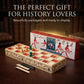 WE Games Senet Egyptian Board Game - Handcrafted Solid Wood Senet Set for Historical Education, Cultural Appreciation & Strategy - Ancient Game