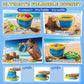 UBeesize 37 PCS Beach Toys, 3-in-1 Construction & Treasure Hunt Sand Toys