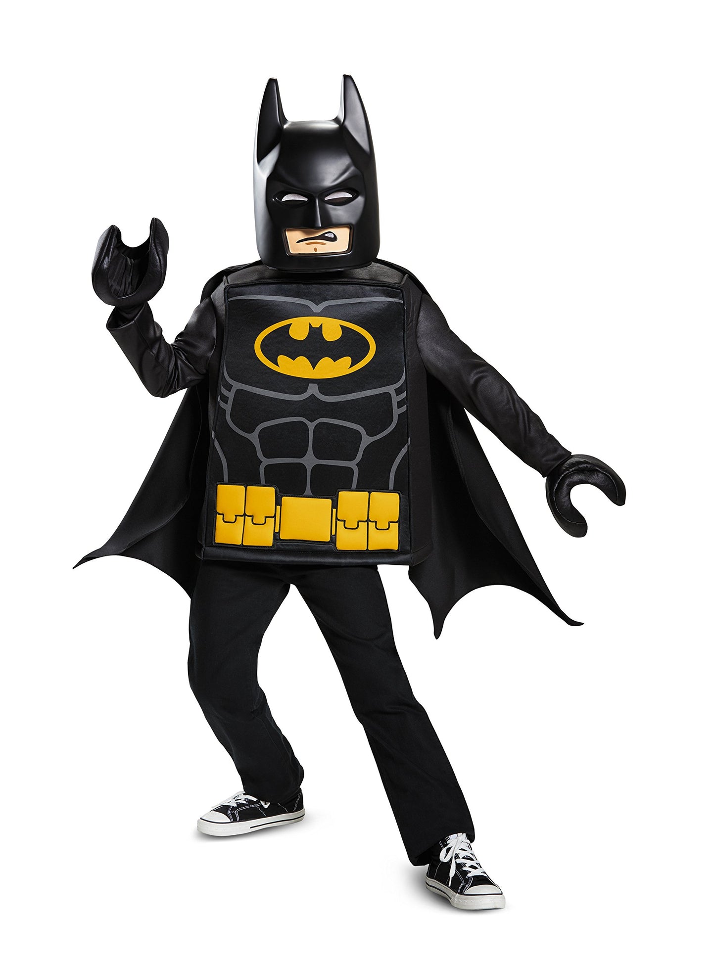 Batman Lego Movie Classic Costume, Black, Medium (7-8)