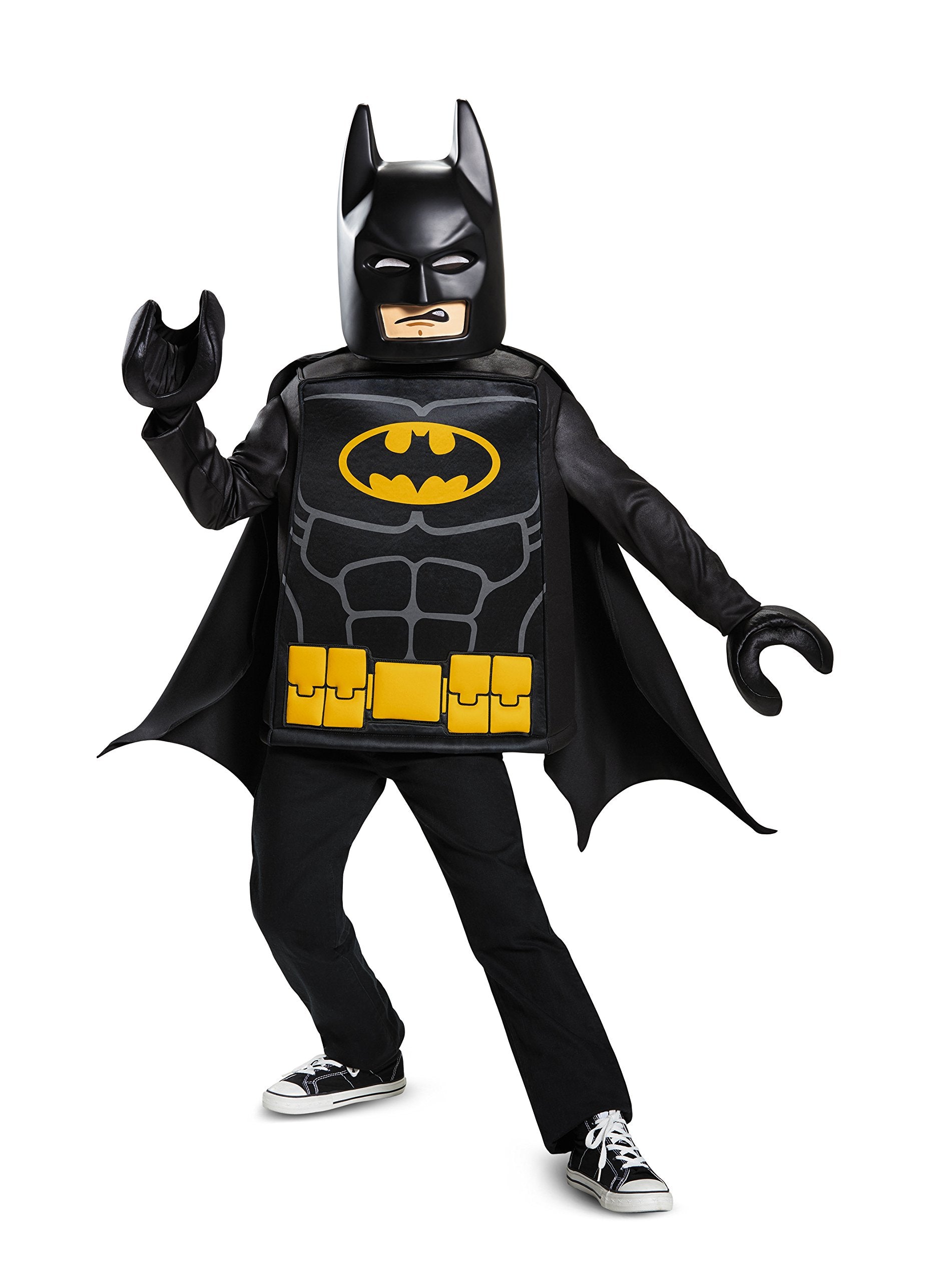Batman Lego Movie Classic Costume, Black, Medium (7-8)