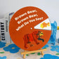 ShaoAngDuoMi Brown Bear Felt Story Wheel Toy - Montessori Early Learning Toy for Kids - Interactive Felt Story Board for Preschool Education