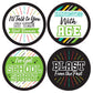 Big Dot of Happiness Still Got Class - High School Reunion Party Funny Name Tags - Party Badges Sticker Set of 12