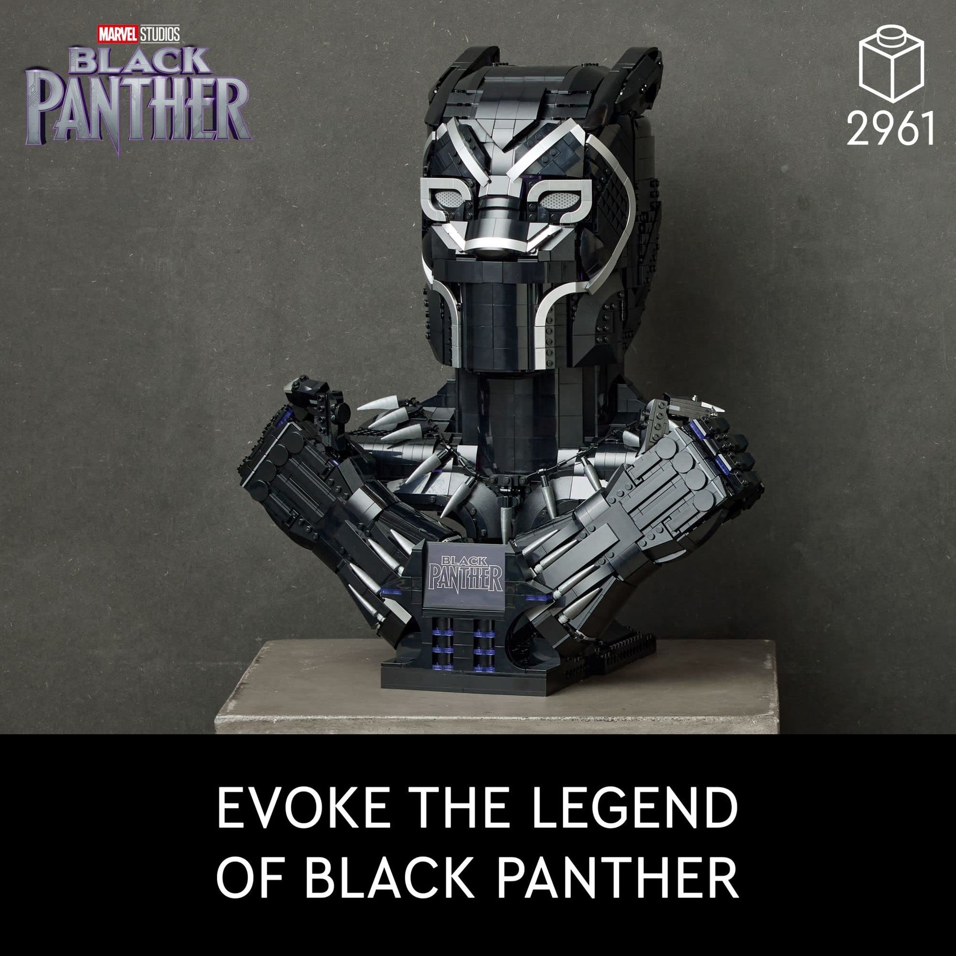 LEGO Marvel Black Panther, King T’Challa Model Building Kit, 76215 Collectible Wakanda Forever Memorabilia, Super Hero Set for Adults and Teens,