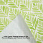 Newbridge Green Tropical Leaf Vinyl Tablecloth, 52 x 70 Inch Rectangle