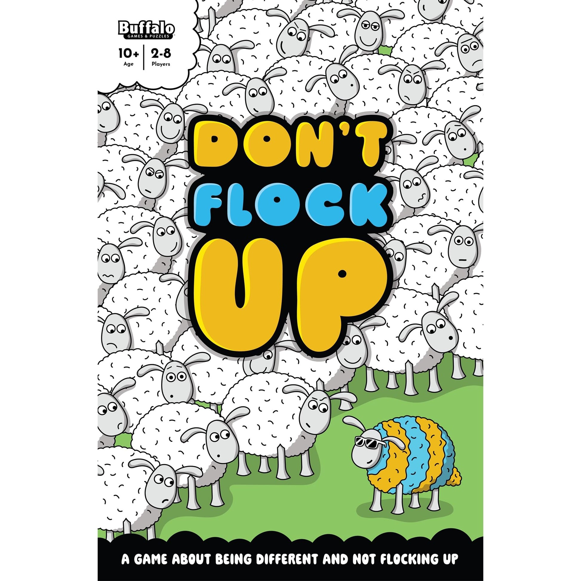 Buffalo Games - Don't Flock Up - Break from The Crowd - Party Card Game - Game Night Favorite - Easy to Learn - Ages 10 and Up