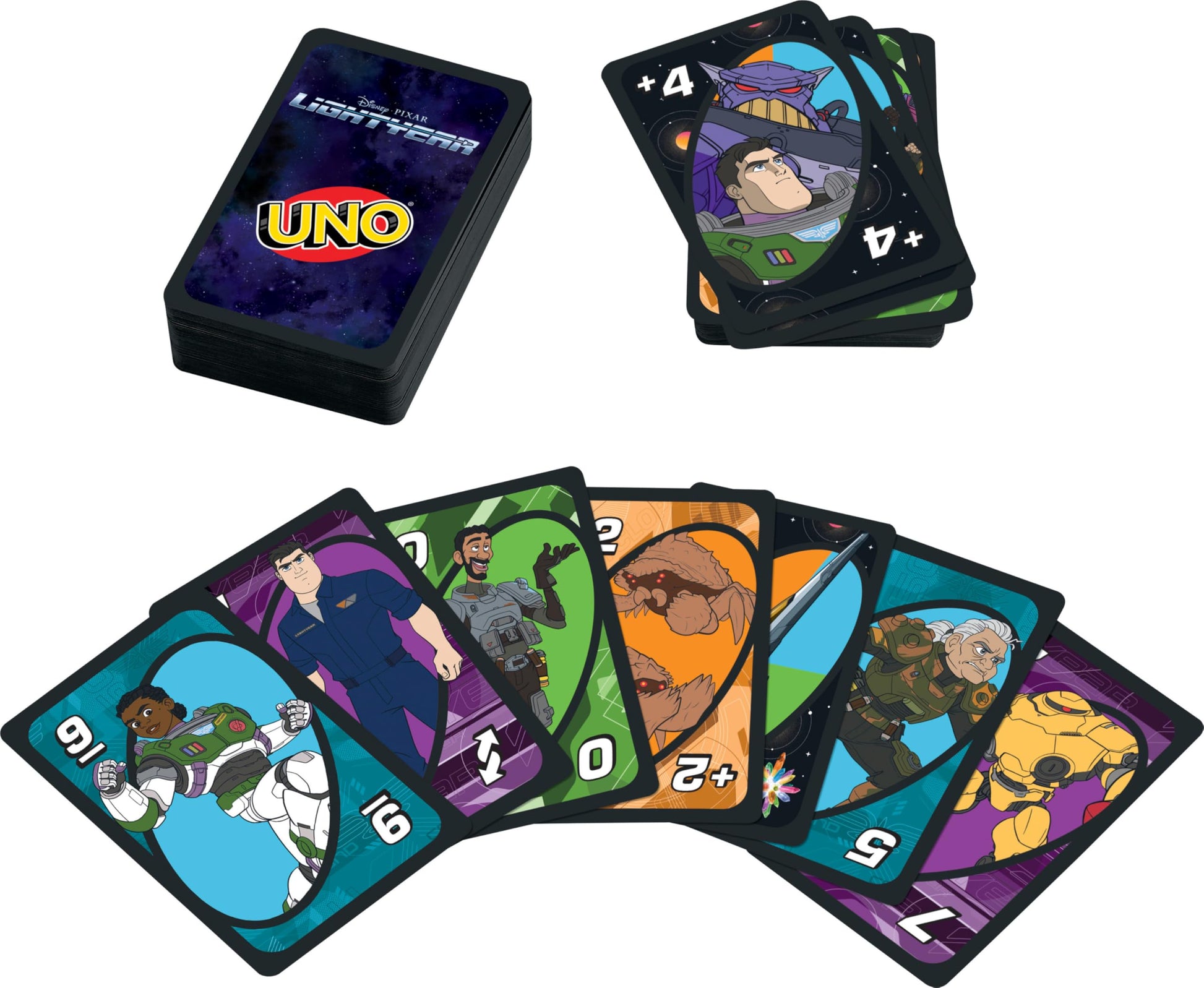 Mildhug Mattel Games, Disney Card Game with Movie-Themed Space Ranger Deck and Special Rule, 7 Years and up [Esclusivo Amazon]