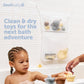 Jool Baby Bath Toy Storage Bag - Mesh Holder for Kids Bathtub Toys - Suctions to Wall, Machine Washable