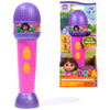 Dora, Rainforest Rhythms Microphone with Music, Sound Fx & Bilingual Phrases, Kids Toys for Girls & Boys Ages 3 and Up
