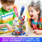 QiqoPoyee STEM Mechanical Cute Animals Bunny Building Blocks Set for Adults