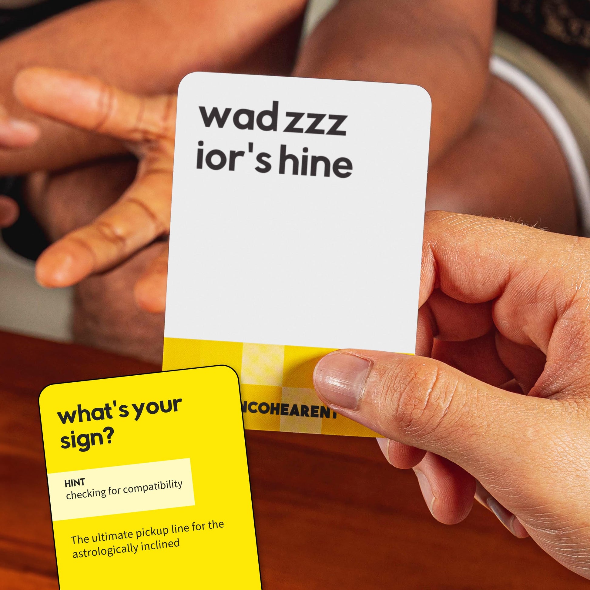 Incohearent by Relatable - Guess the Gibberish Party Game for Adults, Funny Card Game Activity for Groups, Bachelorette Party Favorite, Summer Fun